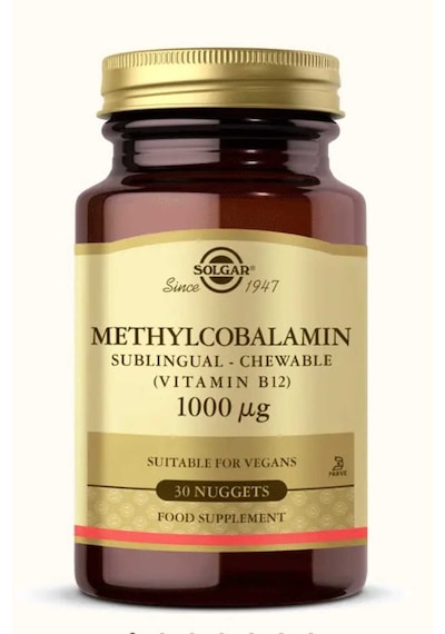 Solgar Methylcobalamin Vitamin B12 1000 Mcg 30 Dilaltı Tablet