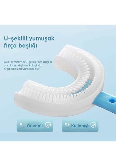 Mas Lord U Tipi Yeni Nesil Diş Fırçası Seti+Agarta Çocuk Diş Macunu
