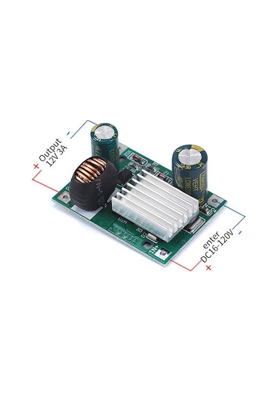 16-120V TO 12V 3A Voltaj Düşürücü Regülatör Modülü