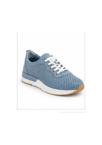 N Napa Shoe Np.a7304 Mavi Deri Ayakkabı