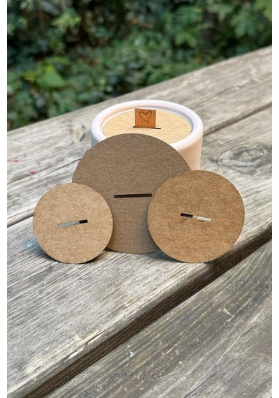 Rufus Concept Mum Toz Kapakları 63mm Çap 20mm X 2 Mm Fitil Boşluğu 50 Adet