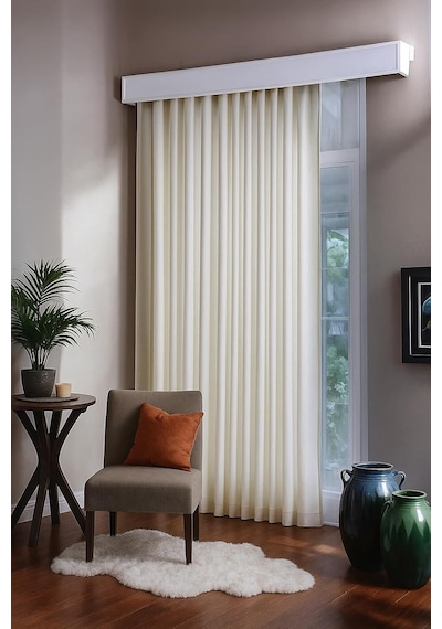 Gauze Fabric Design Saten Ekru Güneşlik Yüksek Kaliteli 300 X 200 Diğer