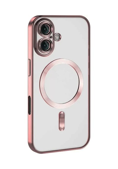 Newface Apple İphone 16 Plus Kılıf Kross Magneticsafe Kapak - Pembe