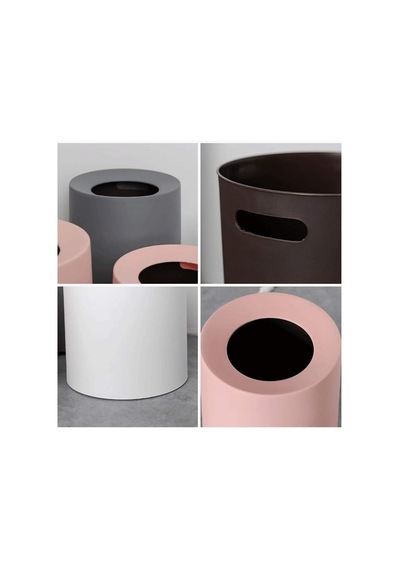 Arvale Void Çöp Kovası / 12 Lt Çöp Kovası Latte Çok Renkli