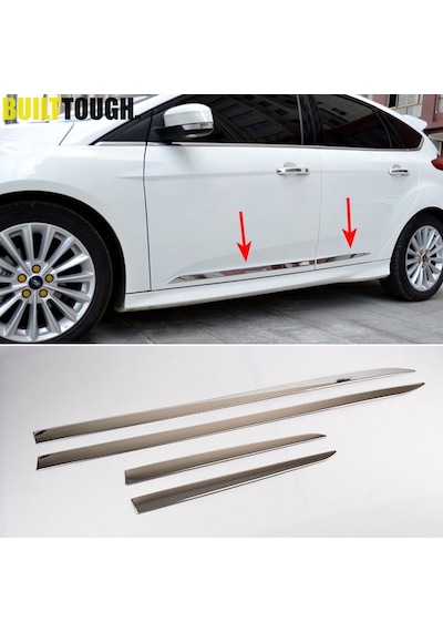 Ford Focus 3 Krom Kapı Yan Çıtası 4 Kapı 2012-2016 Sedan