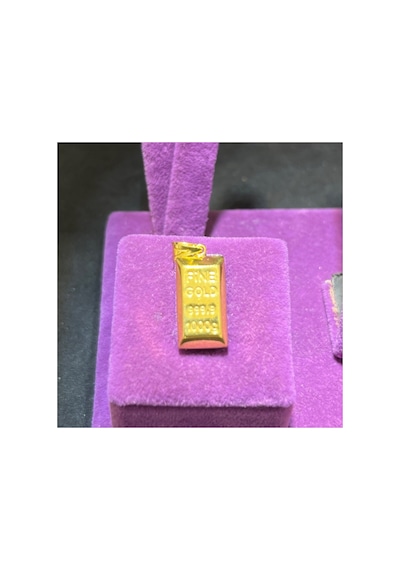 22 Ayar Altın Kolye Ucu Parlak Özel Tasarım 1.52gr Paksoy Hediye - C00325