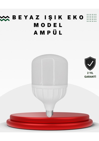Acil Durumlara Uygun Şarjlı Torch Led Ampul 30 Watt Renkli