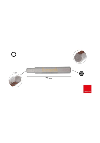 Ceta Form H10 5 X 75 Mm Allen Bits Uç Cb/2105g