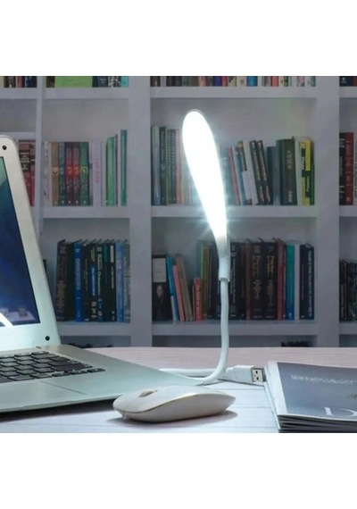 Kompakt Usb Beyaz 14 Ledli 3 Kademeli Dokunmatik Okuma Lambası Çok Renkli