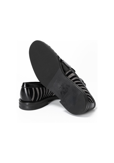 Zebra Oxford Klasik Kadın 90e5 Frau Velvettecfloc Çok Renkli