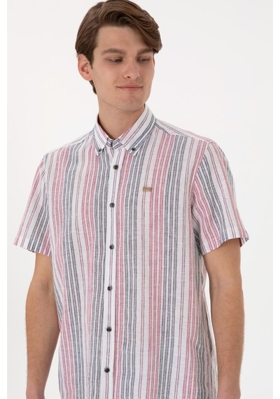 U.s. Polo Assn. Erkek Gömlek 2105265 Kırmızı