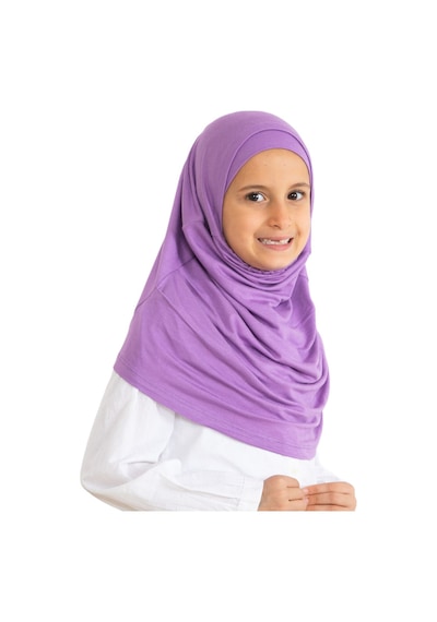 Modish Group Çocuk Hazır Giyim Başörtüsü Şal Turban Viskon - Lila Lila