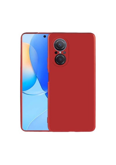 Zore Huawei Nova 9 Se Kılıf Nvth Premier Silikon Kapak - Kırmızı