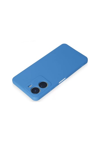 Newface Vivo Y16 Kılıf First Silikon - Mavi