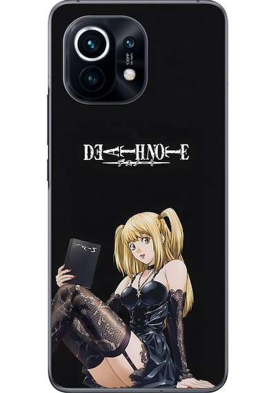 Xiaomi Mi 11 Uyumlu Şeffaf Kılıf Death Note 3 Tasarımlı