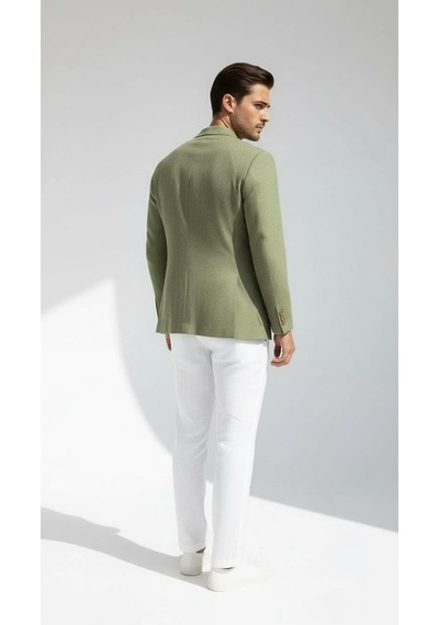Plus Scorpion Erkek Slim Fit Blazer Ceket Tek Düğmeli Çift Yırtmaçlı Torba Cepli Yarım Astarlı Haki Plus Scorpion Erkek Slim Fit Blazer Ceket Tek Düğmeli Çift Yırtmaçlı Torba Cepli Yarım Astarlı Haki