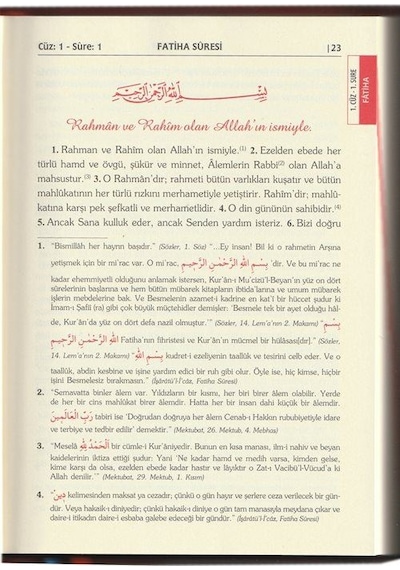 Risale-i Nur Tefsirli Kur'an-ı Kerim Türkçe Meali Metinsiz Bü...