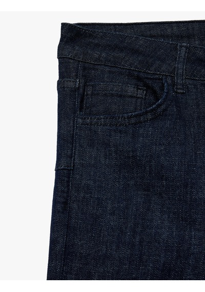 Koton Normal Bel Dar Kalıp Cepli İspanyol Paça Jean Pantolon - Flare Jeans Koyu İndigo 6wal40085md Dark Indigo Koton Normal Bel Dar Kalıp Cepli İspanyol Paça Jean Pantolon - Flare Jeans Koyu İndigo 6wal40085md Dark Indigo