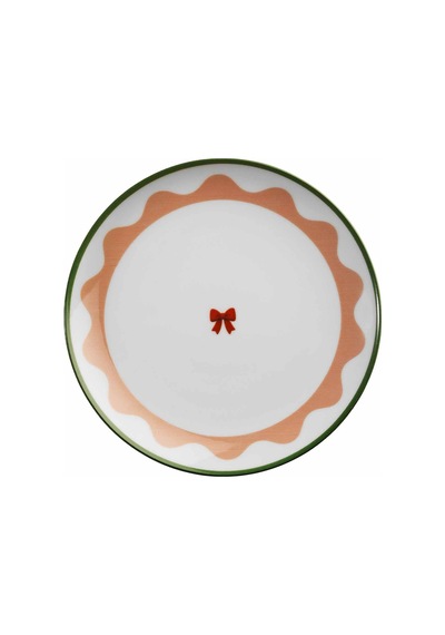 Kütahya Porselen Festa 6 Parça 21 Cm Pasta Tabağı Çok Renkli