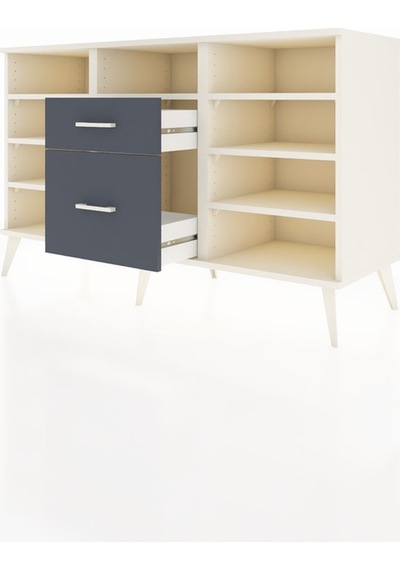Hyperion Konsol 7 Raflı 2 Çekmeceli 132x44x83 Aytaşı-aytaşı/antrasit Aytaşı/antrasit Hyperion Konsol 7 Raflı 2 Çekmeceli 132x44x83 Aytaşı-aytaşı/antrasit Aytaşı/antrasit