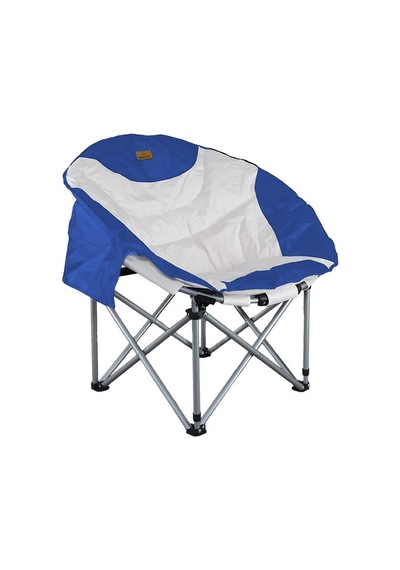 Madfox Moonchair Deluxe Katlanır Kamp Sandalyesi Mavi/gri