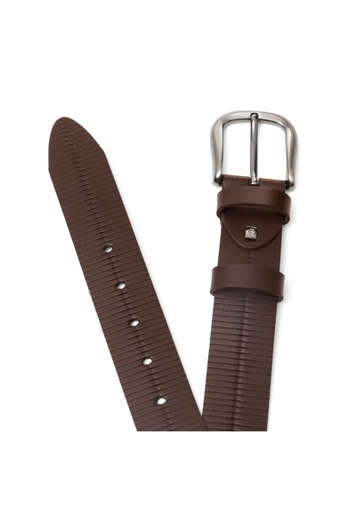 Pierre Cardin Deri Erkek Kemeri En 4 Cm Pc4160 Kahverengi