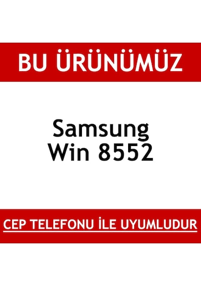 Samsung Uyumlu Win 8552 Kırılmaz Ekran Koruyucu Temperli Cam -Gt-I8552
