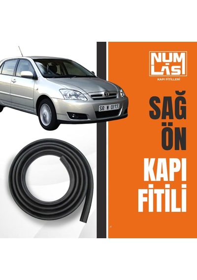Toyota Corolla Hatchback 2000-2006 Sağ Ön Kapı Fitili-a Kalite-numlas-nm5835