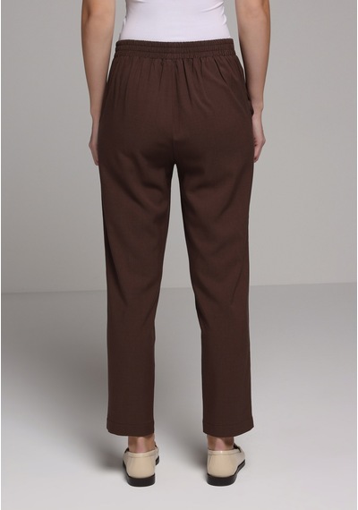 Colin's Colins Regular Fit Yüksel Bel Düz Paça Kadın Kahverengi Pantolon Cl1068239 Q1.v1 Brw Kahverengi