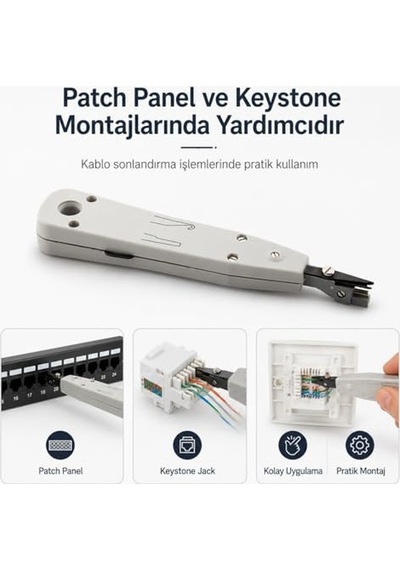 Px-4131a Kep Kep Telefon Krone Pense, Lsa Idc Kablo Çakma Aparatı, Telefon Ve Network Kablo Bağlantı Pensesi, Patch