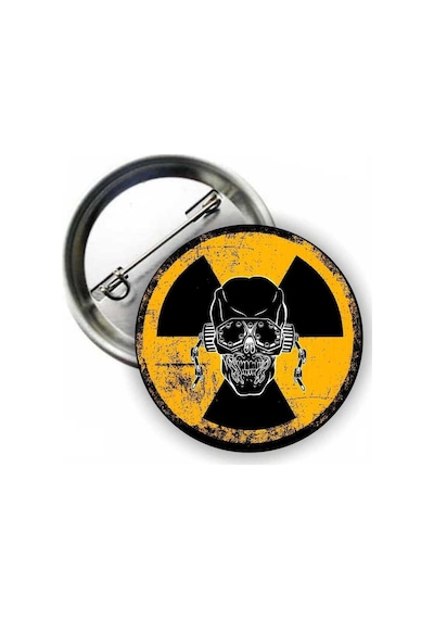Ms Major Selection Megadeth - Radioactive Buton Rozet, Tybohbn45qx8fm6u48 Diğer