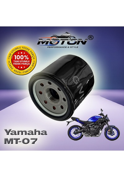 Yamaha Mt-07 Uyumlu Yağ Filtresi - Yüksek Performans Muadil Filtre Hf204 / 1wd Uyumlu