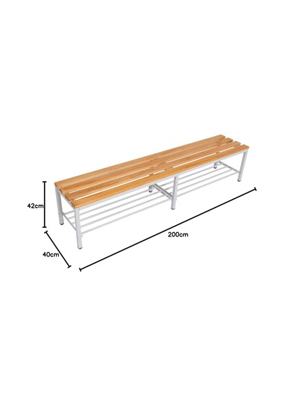 Soyunma Odaları Için Bank Ayakkabılıklı Bank Gxyxd: 200x42x40 Cm, Spor Bankı