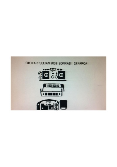 Otokar Sultan 2009 55 Parça Torpido Kaplama Renk Karbon
