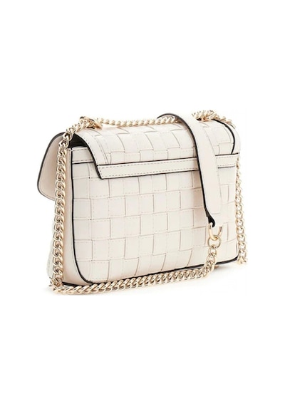 Guess Sandy Dönüştürülebilir Çapraz Askılı Kapaklı Kadın Beyaz El Çantası Hwwg8418210-off Beyaz