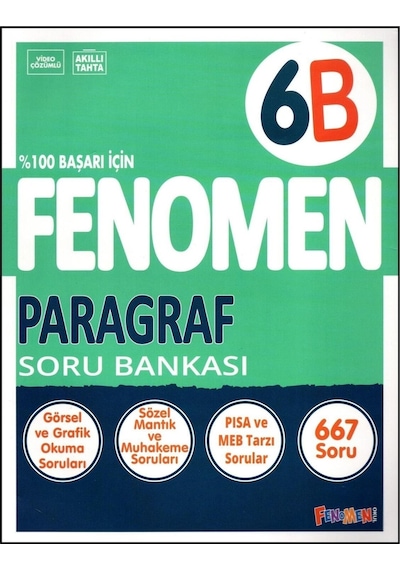 Fenomen 6. Sınıf Paragraf Soru Bankası B