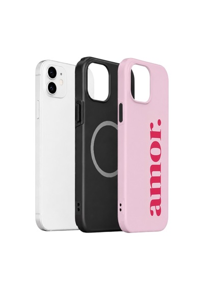 Apple iPhone Uyumlu 11 Vorian Çift Katmanlı Magsafe Kılıf Amour Pink