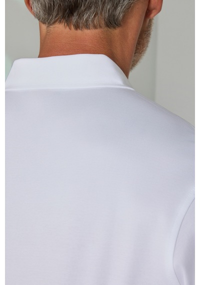 Bisse Fermuarlı Polo Yaka Beyaz Erkek Tshirt Ts25y25107 D01 Beyaz