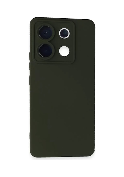 Newface Xiaomi Redmi Note 13 Pro 5g Kılıf Nano İçi Kadife Silikon - Koyu Yeşil Diğer