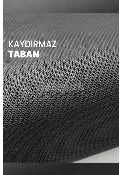 50x120cm Gri Ekstra Kalın Su Emici Kaymaz Tabanlı Gri