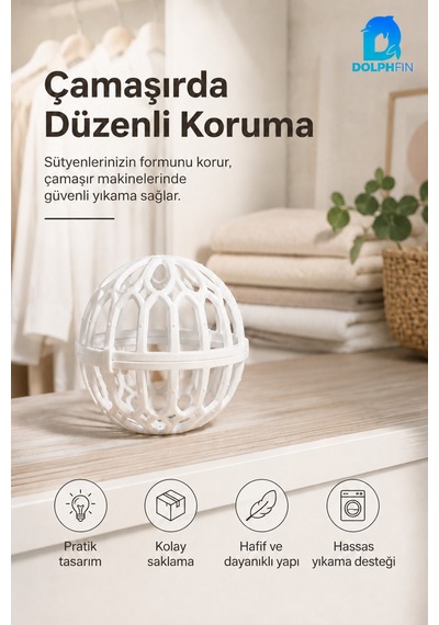 Sütyen Yıkama Topu Beyaz Çamaşır Makinesi İçin Koruyucu Yıkama Aparatı