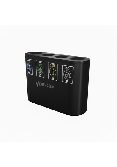 4 Lü Sıfır Atık Geri Dönüşüm Ünitesi Gd-904 Profesyonel Metal Atık Ayrıştırma Sistemi Hey Çelik