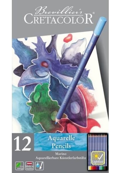 Cretacolor Marino Aquarelle Pencils 12 Renk