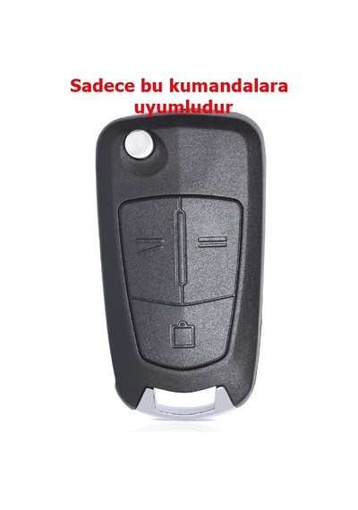 Opel Vectra C Omega Uyumlu 3 Tuşlu Kumanda Kabı Anahtarlık