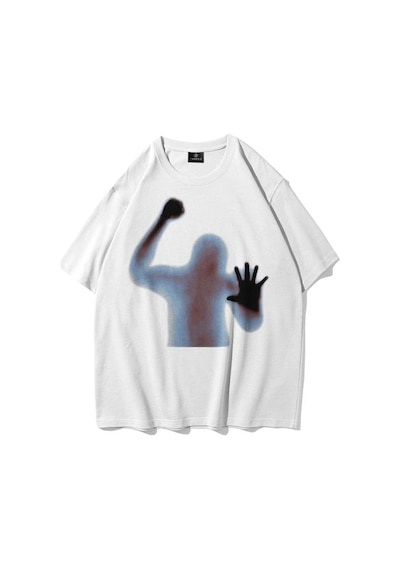 Tarzsokak Unisex Psycho Beyaz Tshirt Beyaz