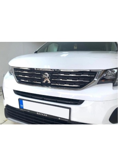 Peugeot Rifter Ön Panjur Kromu 2019 ve Sonrası 6Parça Peugeot Rifter Ön Panjur Kromu 2019 ve Sonrası 6Parça