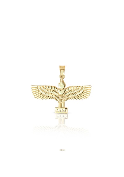 Aramean Syriac Altın Kolye Ucu