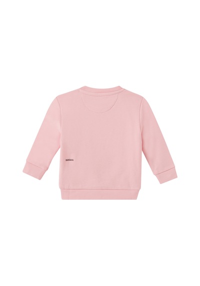 Pangaia Organik Pamuklu Çocuk Sweatshirt - Açık/pastel Pembe 3-6 Ay