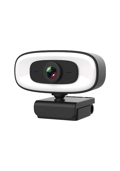 Coverzone PC-10 2K HD 2560 x 1440P Mikrofonlu Işıklı Webcam