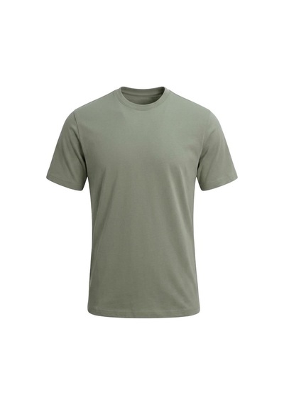 Uki Buz Yeşili Bisiklet Yaka Basic T-shirt